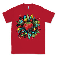 Red berry sunflower Classic Tee - texasbilliewilder
