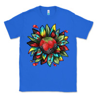 True Royal berry sunflower Classic Tee - texasbilliewilder