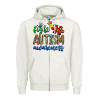 Fight For Autism Awareness Zipper Hoodie | Teevron