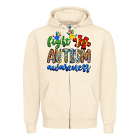 Sandshell fight for autism awareness Zipper Hoodie - Zillion Design Studio