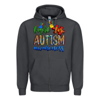 Smoke fight for autism awareness Zipper Hoodie - Zillion Design Studio