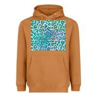 Meerkat turquoise leopard glitter Heavyweight Hoodie - JahusDesignShop
