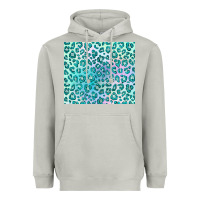 Moon Dust turquoise leopard glitter Heavyweight Hoodie - JahusDesignShop