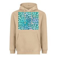 Mushroom turquoise leopard glitter Heavyweight Hoodie - JahusDesignShop