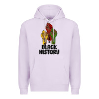 Lilac black history malia Premium Hoodie - MaliasSmallBusiness