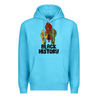 Ocean Blue black history malia Premium Hoodie - MaliasSmallBusiness