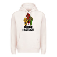 Pale Pink black history malia Premium Hoodie - MaliasSmallBusiness