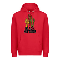 Red black history malia Premium Hoodie - MaliasSmallBusiness