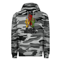 Slate Camo black history malia Premium Hoodie - MaliasSmallBusiness