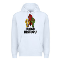 White black history malia Premium Hoodie - MaliasSmallBusiness