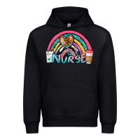 Black nurse rainbow Urban Hoodie - NancyCooperArtShop