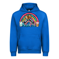 Cobalt nurse rainbow Urban Hoodie - NancyCooperArtShop