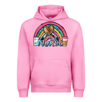 Fuchsia Pink nurse rainbow Urban Hoodie - NancyCooperArtShop