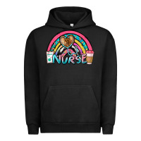 Pigment Black nurse rainbow Urban Hoodie - NancyCooperArtShop