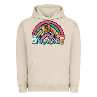 Pigment French Oak nurse rainbow Urban Hoodie - NancyCooperArtShop