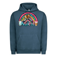 Pigment Midnight Navy nurse rainbow Urban Hoodie - NancyCooperArtShop