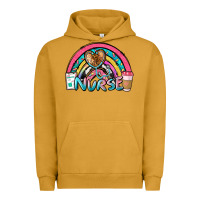 Pigment Peanut Butter nurse rainbow Urban Hoodie - NancyCooperArtShop