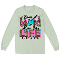 Matcha being a mom makes my life complete Long Sleeve Tee - Zillion Design Studio