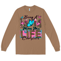Toasted Coconut being a mom makes my life complete Long Sleeve Tee - Zillion Design Studio