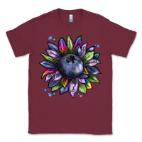 Burgundy blueberry sunflower Classic Tee - texasbilliewilder