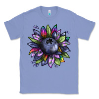Colony Blue blueberry sunflower Classic Tee - texasbilliewilder