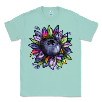 Seafoam blueberry sunflower Classic Tee - texasbilliewilder