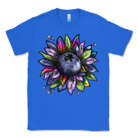 True Royal blueberry sunflower Classic Tee - texasbilliewilder