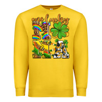 Lemon one lucky mama Premium Sweatshirt - AdoDesignShop