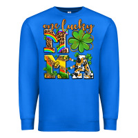 True Royal one lucky mama Premium Sweatshirt - AdoDesignShop