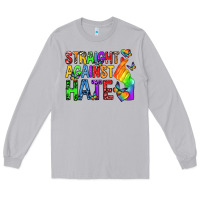 Moon Dust straight against hate pride lgbtq Long Sleeve Tee - texasbilliewilder