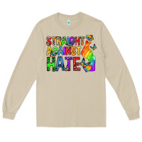 Mushroom straight against hate pride lgbtq Long Sleeve Tee - texasbilliewilder