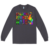 Smoke straight against hate pride lgbtq Long Sleeve Tee - texasbilliewilder