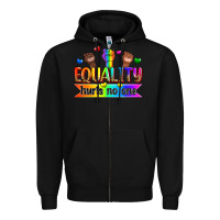 Black equality hurts no one Zipper Hoodie - Zillion Design Studio