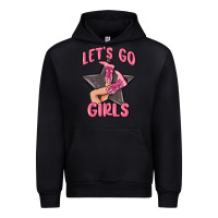 Black lets go girls cowgirl boots star Urban Hoodie - MaliasSmallBusiness