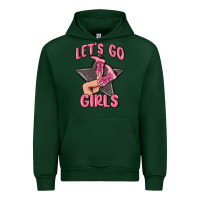 Forest Green lets go girls cowgirl boots star Urban Hoodie - MaliasSmallBusiness