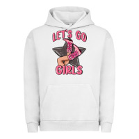 Pigment Lunar Rock lets go girls cowgirl boots star Urban Hoodie - MaliasSmallBusiness