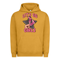 Pigment Peanut Butter lets go girls cowgirl boots star Urban Hoodie - MaliasSmallBusiness