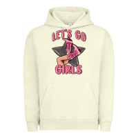 Pigment Pistachio lets go girls cowgirl boots star Urban Hoodie - MaliasSmallBusiness