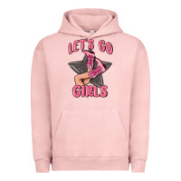 Pigment Salmon lets go girls cowgirl boots star Urban Hoodie - MaliasSmallBusiness