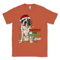 Copper merry and bright saint bernard Classic Tee - RanaPortraitStore