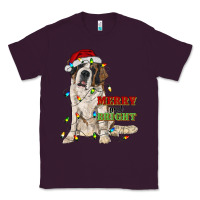 Plum merry and bright saint bernard Classic Tee - RanaPortraitStore