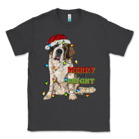 Smoke merry and bright saint bernard Classic Tee - RanaPortraitStore