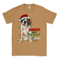 Toasted Coconut merry and bright saint bernard Classic Tee - RanaPortraitStore