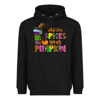 Black whatever spices your pumpkin Heavyweight Hoodie - AdoDesignShop