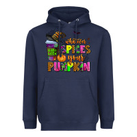 Navy whatever spices your pumpkin Heavyweight Hoodie - AdoDesignShop