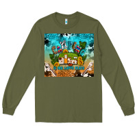 Army Green camping is my happy place Long Sleeve Tee - AdoDesignShop