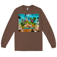 Chestnut camping is my happy place Long Sleeve Tee - AdoDesignShop
