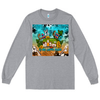 Heather Grey camping is my happy place Long Sleeve Tee - AdoDesignShop
