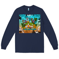 Navy camping is my happy place Long Sleeve Tee - AdoDesignShop
