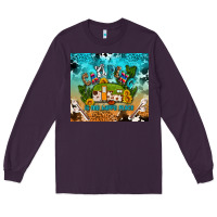 Plum camping is my happy place Long Sleeve Tee - AdoDesignShop